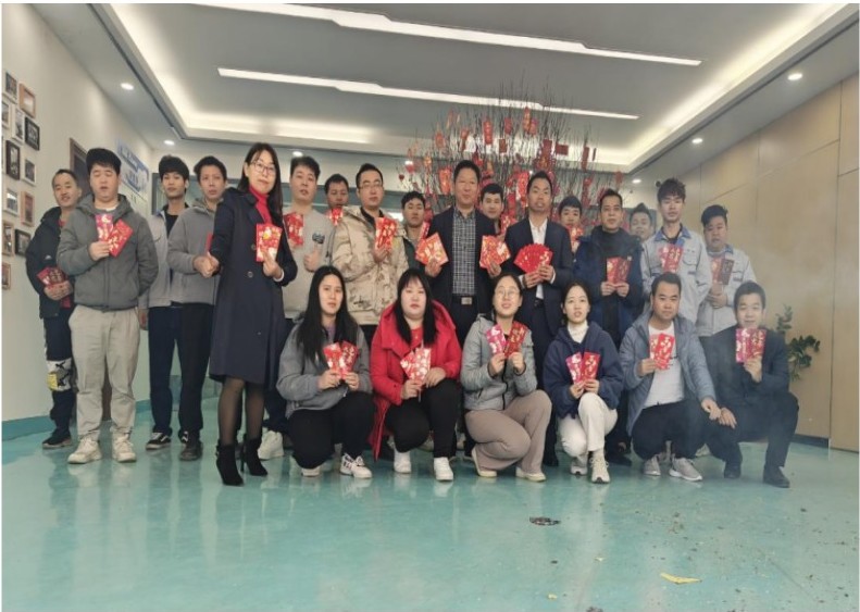 2023年新春瑞盛分板机开工大吉