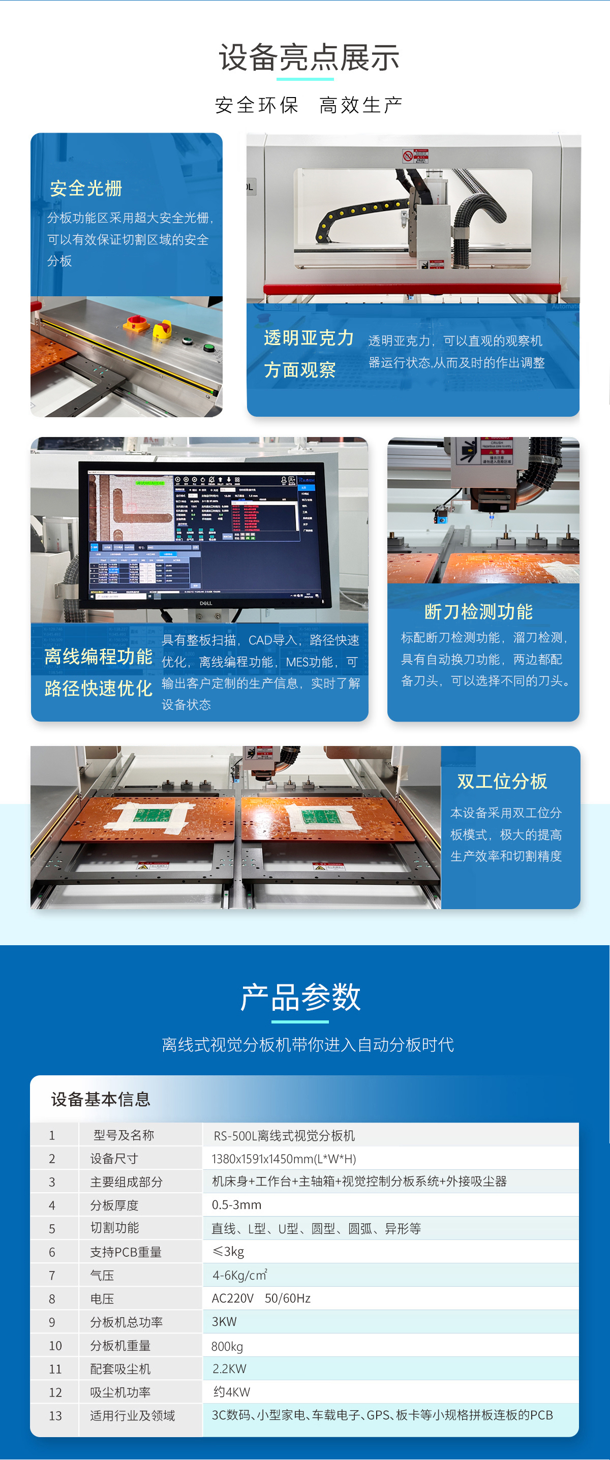 瑞盛离线视觉分板机
