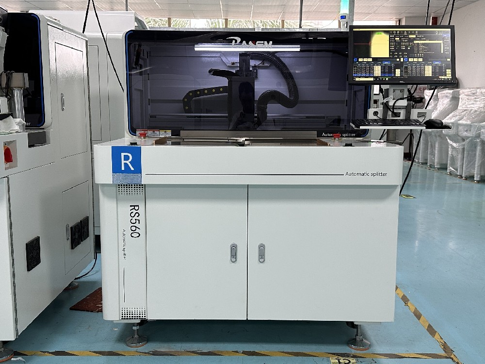 为安全环保生产而研发—瑞盛RS-560离线铣刀视觉分板机！
